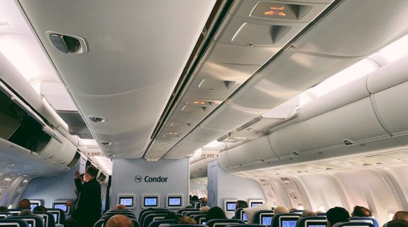 interior of airplane