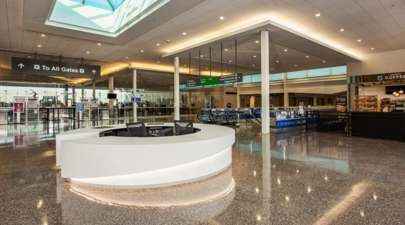 TUL Terminal Interior, courtesy Tulsa Airport Improvement Trust