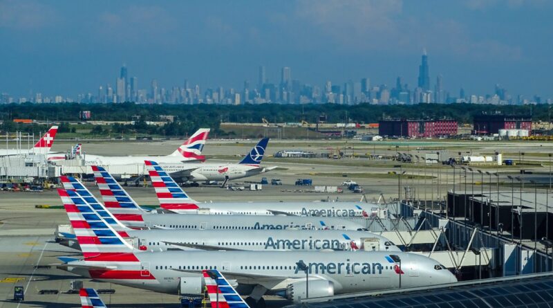 AA Planes parked at ORD