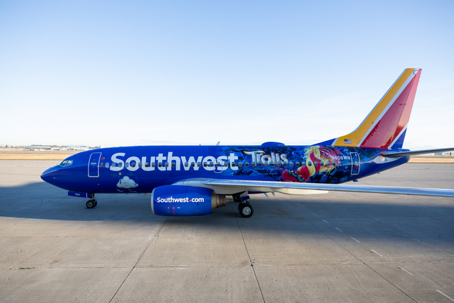 Southwest Trolls livery, courtesy Southwest Airlines