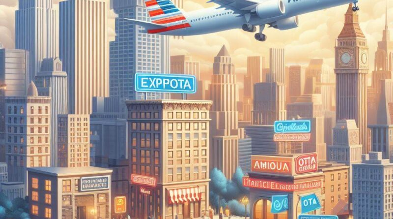 American Airlines / OTA artwork, created by Microsoft Copilot